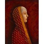 Malwina de Brade (b. 1968), Red Veil, 2020
