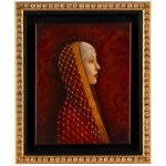 Malwina de Brade (b. 1968), Red Veil, 2020