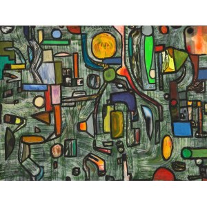 Stanislaw Mlodożeniec (b. 1953 Warsaw), Multicolor Composition, 2012