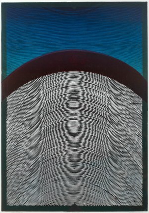 Ryszard Gieryszewski (1936 Warszawa-2021 tamże), Linie owalne, 2007