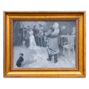 Edward Honorat Grajnert, Engagement of Michal Wolodyjowski and Basia Jeziorkowska, 1894-1904