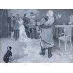 Edward Honorat Grajnert, Engagement of Michal Wolodyjowski and Basia Jeziorkowska, 1894-1904