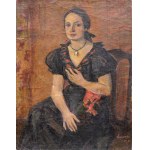 Tadeusz Łakomski, Portret Janiny Muszanki, 1952