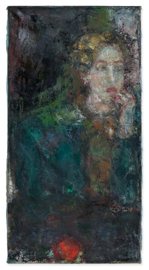 Wiesław Obrzydowski, Pocieszenie, 1996 / Postać kobieca, 2. nie datowany [Obraz dwustronny] .