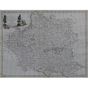 Poland La Polonia divisa Ne'suoi Palatinati Rizzi-Zannoni, Zatta 1781