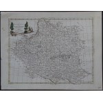Poland La Polonia divisa Ne'suoi Palatinati Rizzi-Zannoni, Zatta 1781