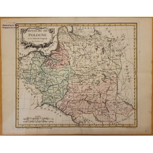 Polska Royaume de Pologne Didier Robert de Vaugondy 1762