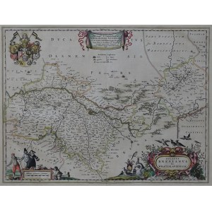 Ducato di Breslavia Ducatus Breslanus five Wratislaviensis Blaeu