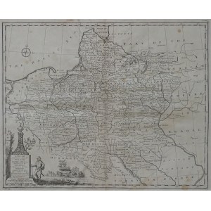 Poland A new Accurate Map of Poland Lithuania &amp; Divided into its Palatinats Emanuel Bowen 1766
