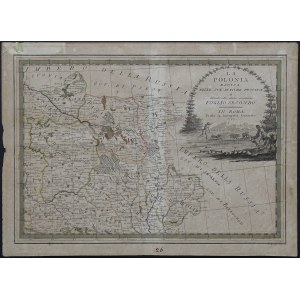Poland La Polonia divisa Nelle sue Antiche Province Foglio Secondo Giovanni Maria Cassini 1797