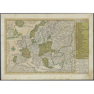 Europa Johann Georg Schreiber 1745