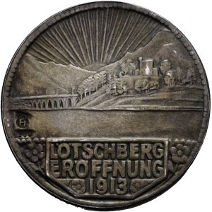 Schweiz - Bern - Silbermedaille 1913 - Frutingen, Oberländisches Schützenfest - Switzerland, Swiss Shooting Medal