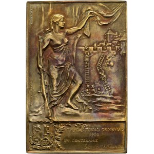 Schweiz - Genève / Genf - Bronzemedaille 1902 - Tir cantonal genevois - Switzerland, Swiss Shooting Medal