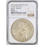 Schweiz - Basel - Silbermedaille 1897 - Sissach, Kantonalschützenfest beider Basel - NGC MS 64 - Switzerland, Swiss Shooting Medal