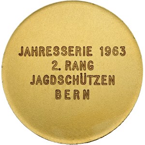 Schweiz - Bern - Goldmedaille 1963 - Jagdschützen - Switzerland, Swiss Shooting Medal