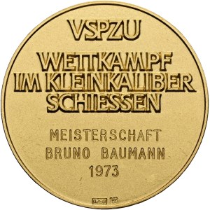 Schweiz - Zürich - Goldmedaille 1973 - VSpZU Meisterschaft - Switzerland, Swiss Shooting Medal