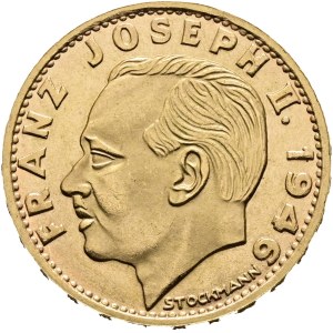 Liechtenstein - Goldmünze - 20 Franken 1946