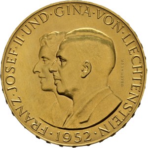 Liechtenstein - Goldmünze - 100 Franken 1952