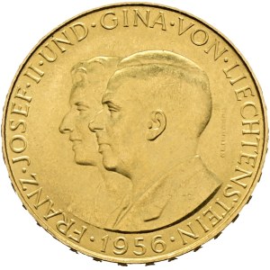 Liechtenstein - Goldmünze - 25 Franken 1956