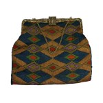 Evening / theater bag, embroidered, 1920s/30s.