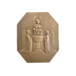 Richard Placht (1880-1962), "Baptism" religious plaque, 1912.