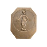 Richard Placht (1880-1962), "Baptism" religious plaque, 1912.