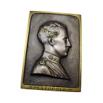 "S.M. Leopold III" relief poster, signed A. Daumon, Belgium, Art Déco