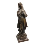Figural sculpture "Nun / medieval figure" Bronze