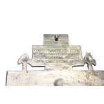 Orthodox cross / old rite silver plated brass