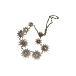 Folk style filigree necklace Silver