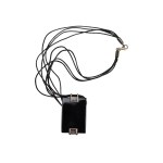 Necklace with black stone 0.925 silver