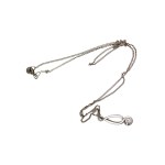 Sterling silver pendant with zirconia 925 silver