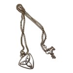 Sterling silver Celtic Trinity Knot pendant - 0.925 silver sample
