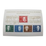 West Germany, "Einweihung der Beethoven-Halle zu Bonn" block, 1959