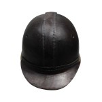 Old leather mining helmet - laced fasces, Poland / Germany, first half of the 20th century.