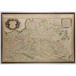 POLAND, LITHUANIA. Map of the Republic; published by G. Sanson and A.H. Jaillot, second state, 1675; copper col....