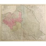 POLAND, LITHUANIA, GALICIA. Map of the Republic; compiled by. J. Walch, ryt. F.X. Hutter, Augsburg 1796; ...
