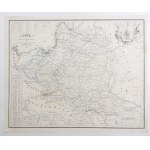 POLAND, LITHUANIA. Pre-partition map of the Republic; compiled by. Woerl, L. Chodźko, published by Herder, Frei...
