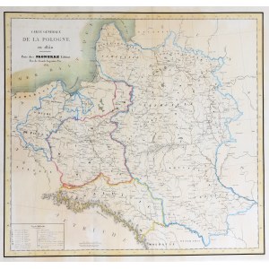 POLAND. Map of the Polish lands during the November Uprising; compiled by. A. Zakrzewski, Imp. Lith. de ...