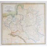 POLAND. Map of the Polish lands during the November Uprising; compiled by. A. Zakrzewski, Imp. Lith. de ...