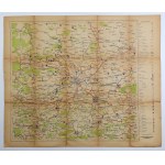 KRAKOW. Map of the Cracow area; Atlas Verlags- und Vertriebsgesellschaft m.b.H. Warschau, 1943; dr....
