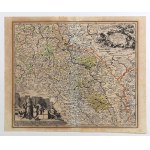 SLĄSK. Map of Silesia; engraved and published by C. Weigel, Nuremberg, ca. 1720; in lower left corner an allegorical scene....
