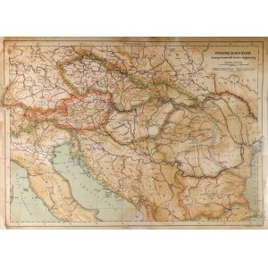 AUSTRIA, HUNGARY, CZECH REPUBLIC, SLOVAKIA. Map of southern Europe after the 1920 Treaty of Trianon; compiled by...