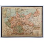 GERMANY, DENMARK. Political map of central Europe; compiled by. B. Gustawicz, published by G. Freytag &amp; Berndt, W....