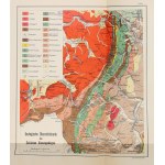 KARKONOSES. Geological map of the eastern Krkonoše; lettered by R. Korbgeweidt, taken from: G. Berg, Bei...
