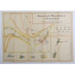 KOWARY. Geognostic plan of the Bergfreiheit mine (now the Freedom Mine), founded in 1854; d...