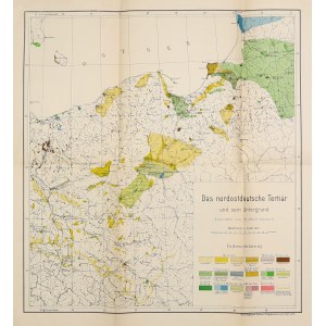 POLAND. Map of the distribution of Tertiary strata within the territory of present-day Poland; compiled by Dr. A. J…