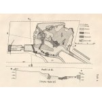 ZĄBKOWICE ŚLĄSKIE. Set of four part-b. maps and plans: 1) geological map of the vicinity of Ząbkowice Śląsk...