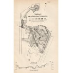 ZĄBKOWICE ŚLĄSKIE. Set of four part-b. maps and plans: 1) geological map of the vicinity of Ząbkowice Śląsk...