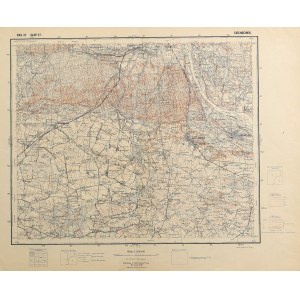 CIECHOCINEK (Powiat Aleksandrow). Topographic map of Ciechocinek area, Aleksandrow Kujawskieg...